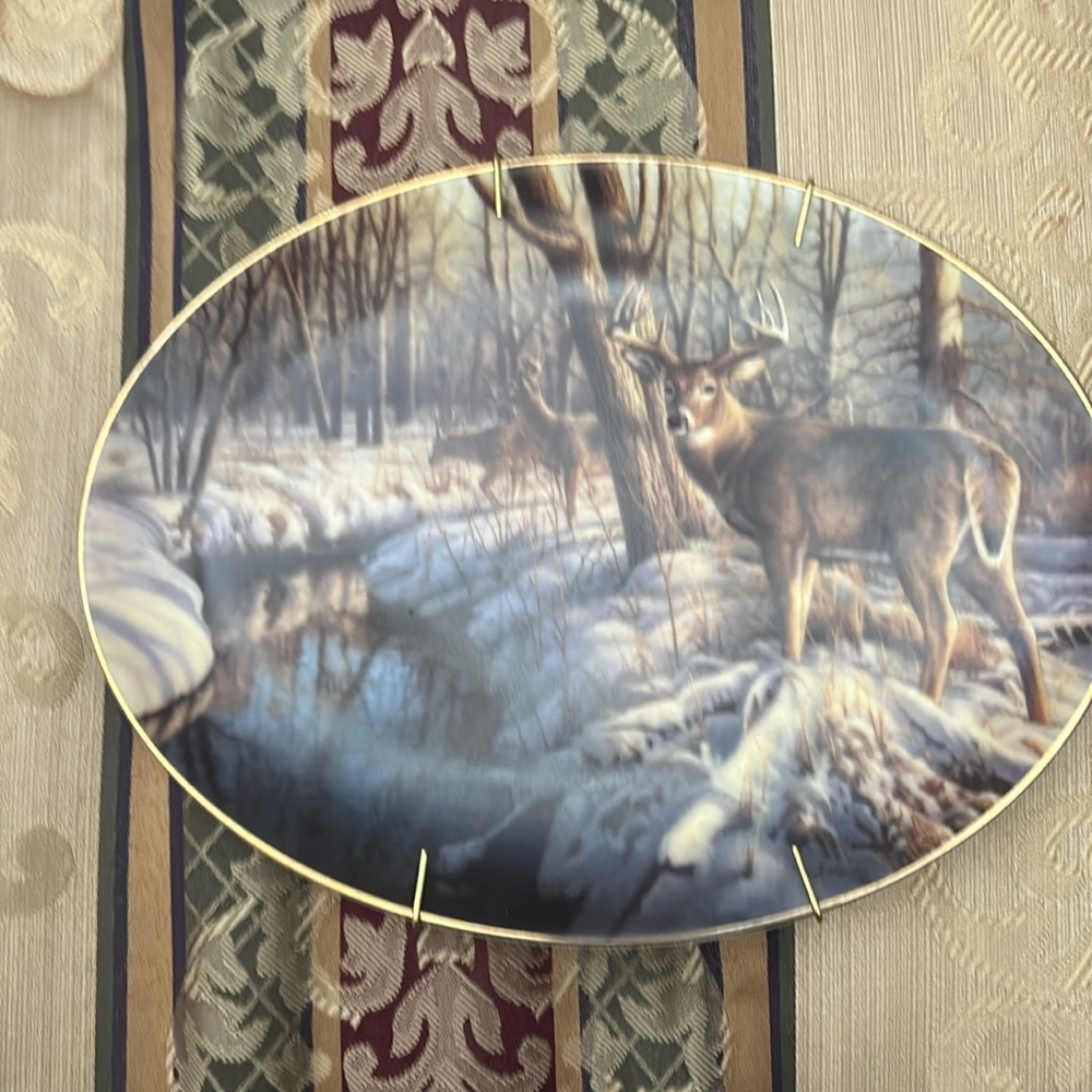 Winter calm collection plate by Greg Alexander